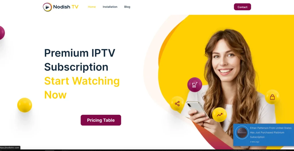 abonnement iptv nodishtv.com